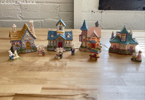 Vintage easter village lot - lot, 10